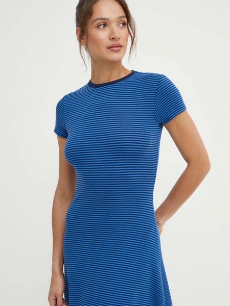 Расклешенное платье Polo Ralph Lauren синее