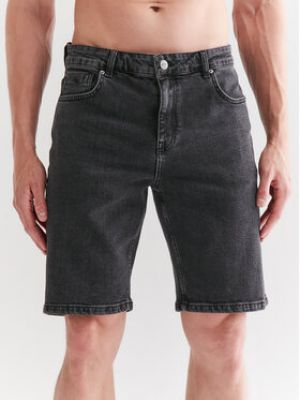 Shorts en jean Americanos noir