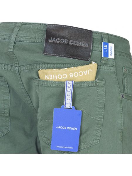 Skinny jeans Jacob Cohën grün