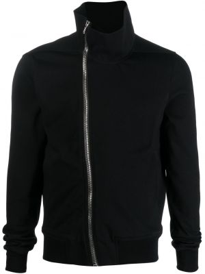 Bomull zip lett jakke Rick Owens svart