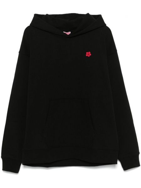 Çiçekli hoodie Kenzo siyah