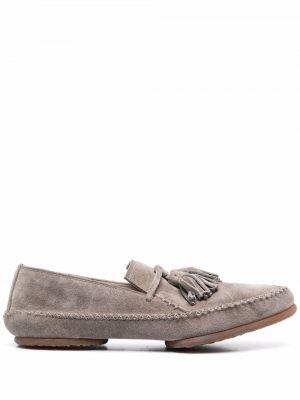 Loafers zamszowe Officine Creative szare