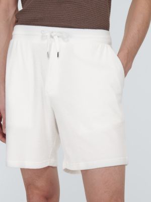 Shorts en coton Frescobol Carioca blanc