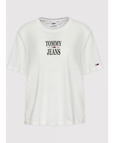 Tommy Jeans Curve Póló Essential DW0DW12996 Fehér Regular Fit