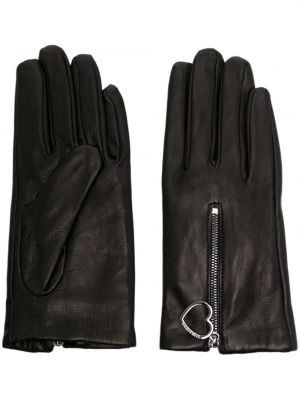 Δερμάτινα γάντια με φερμουάρ Bimba Y Lola μαύρο