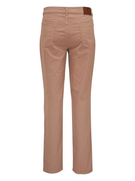 Pantalon chino en coton Brunello Cucinelli marron