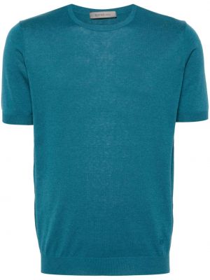 T-shirt en tricot Corneliani bleu