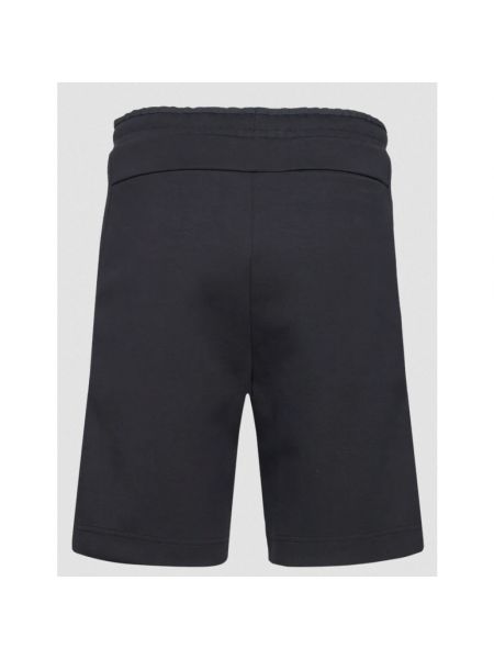 Pantalones cortos de algodón de malla Hugo Boss negro