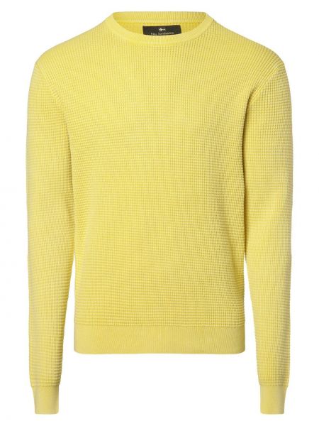 Sweter bawełniany Nils Sundström żółty
