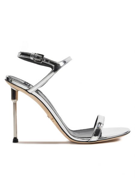 Stříbrné sandály Elisabetta Franchi
