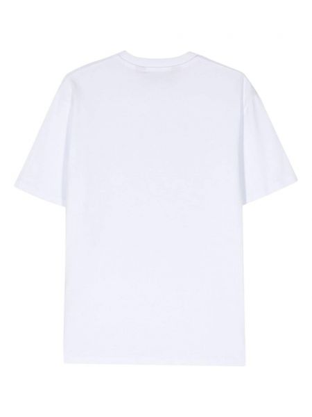 Kokvilnas t-krekls Just Cavalli balts