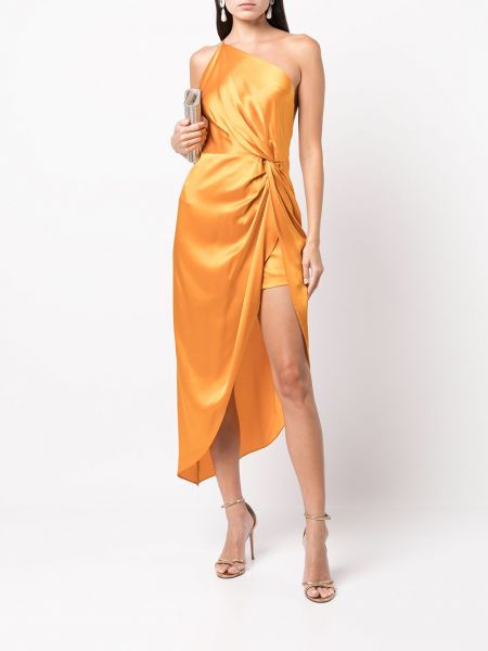 Vestido de noche Michelle Mason naranja