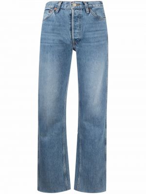 Straight jeans Re/done blå