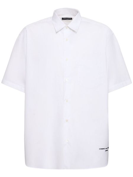 Βαμβακερό πουκάμισο Comme Des Garçons Homme λευκό