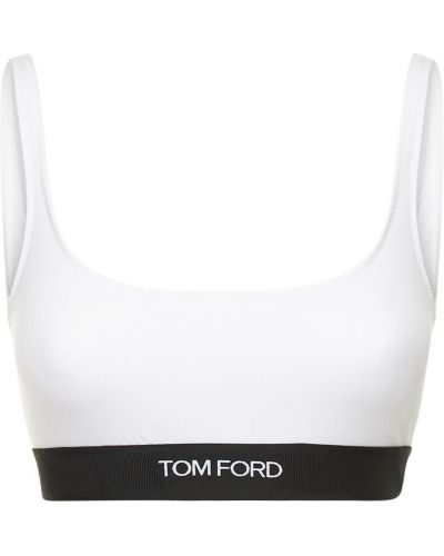 Podprsenka jersey z modalu Tom Ford bílá
