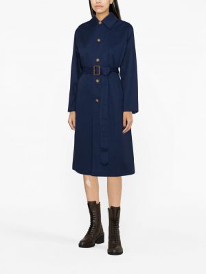 Bavlněný kabát Polo Ralph Lauren modrý
