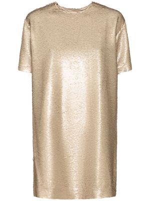 Mini ruha The Frankie Shop aranyszínű