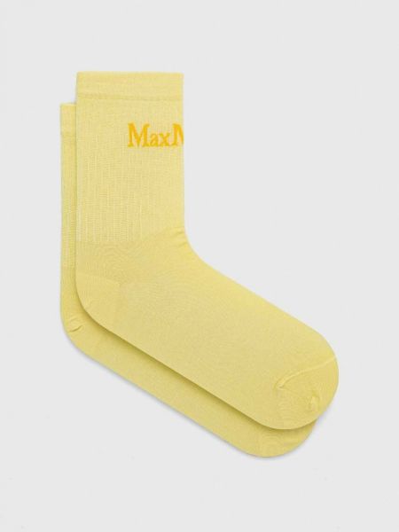 Max Mara Leisure zokni sárga, női