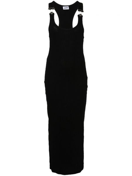 Chunky dlouhé šaty Jean Paul Gaultier čierna