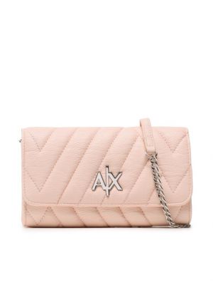 Estélyi táska Armani Exchange rózsaszín