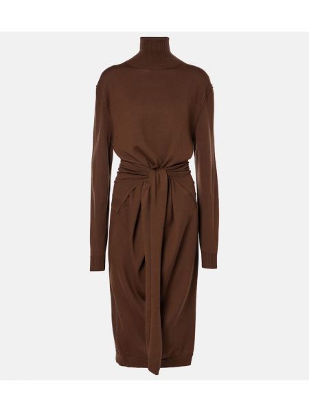 Strikket dress Lemaire brun