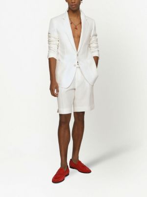 Shorts ajustées Dolce & Gabbana blanc