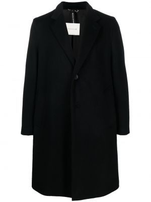Кашмирено вълнено палто Mackintosh черно
