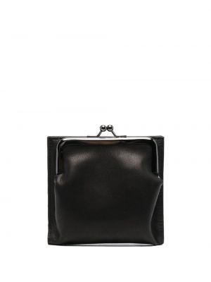 Usnjena denarnica Yohji Yamamoto črna
