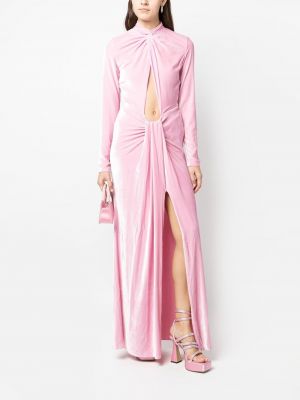 Abendkleid mit drapierungen Blumarine pink
