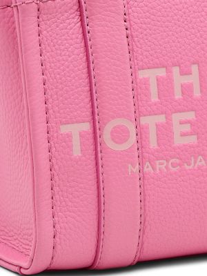 Borsa shopper di pelle Marc Jacobs rosa