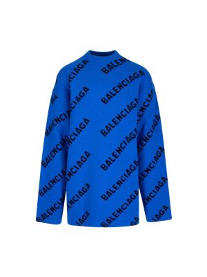 Sweter Balenciaga, niebieski