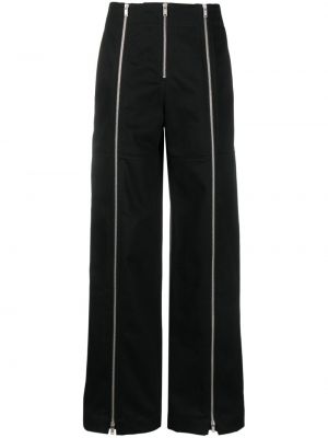 Relaxed панталон с цип Jil Sander черно