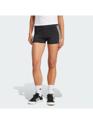 Leggings à rayures en jersey Adidas noir