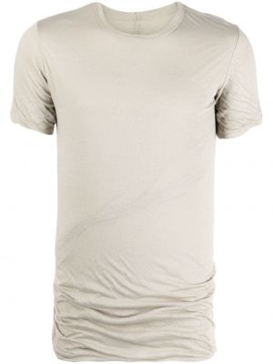 Koszulka bawełniana Rick Owens szara