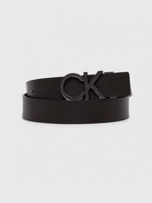 Oboustranný pásek Calvin Klein černý