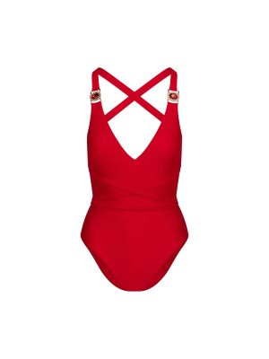 Jednodijelni kupaći kostim Moda Minx crvena