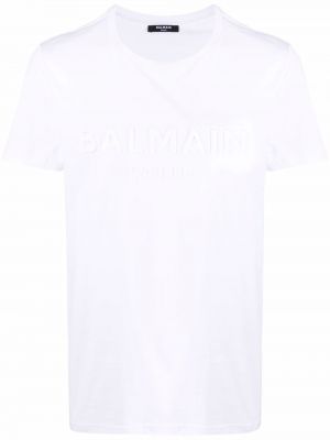 Camiseta manga corta Balmain blanco