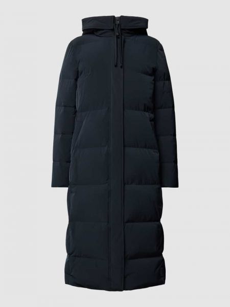 Pikowany płaszcz w jednolitym kolorze Christian Berg Woman Selection czarny
