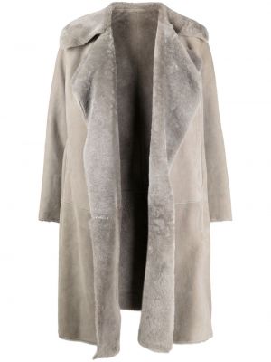 Oboustranný kabát Loewe Pre-owned šedý