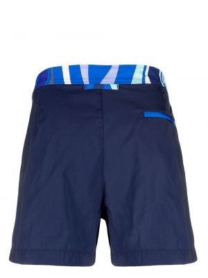 Shorts mit print Pucci blau
