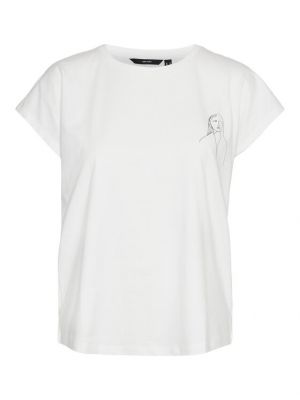 Priliehavé tričko Vero Moda biela