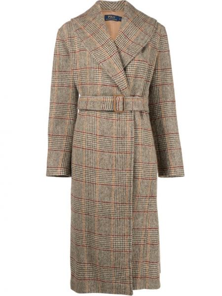 Palton cu imagine matlasate matlasate Polo Ralph Lauren maro