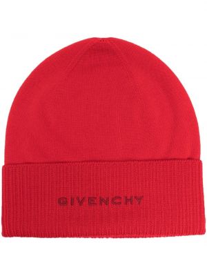 Pletena kapa Givenchy rdeča