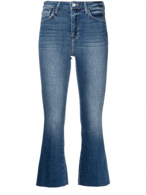 Høy midje stretch jeans L'agence blå