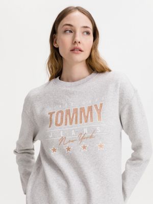 Sweatshirt Tommy Jeans grau