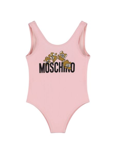 Baddräkt för tjejer Moschino rosa