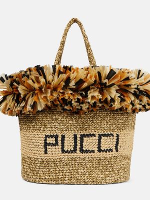 Shopper handtasche mit fransen Pucci