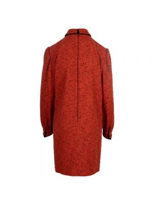 Sukienka wełniana Valentino Vintage czerwona