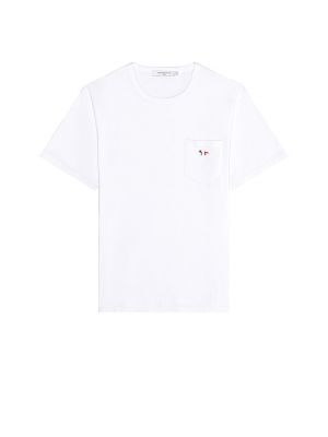 Camicia con tasche Maison Kitsuné bianco