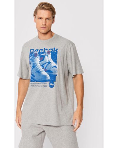 T-shirt oversize Reebok gris